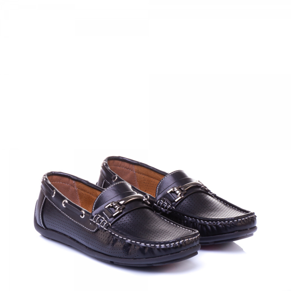 Мъжки обувки  Foril черни, 5 - Kalapod.bg